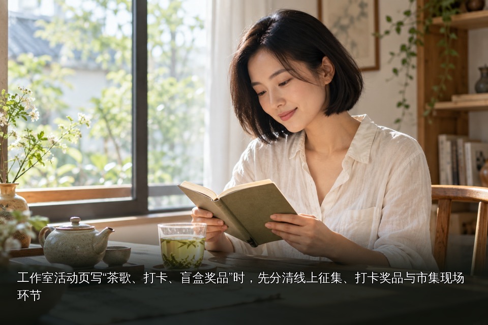 年轻女性品茶主题图｜通用·窗边读茶