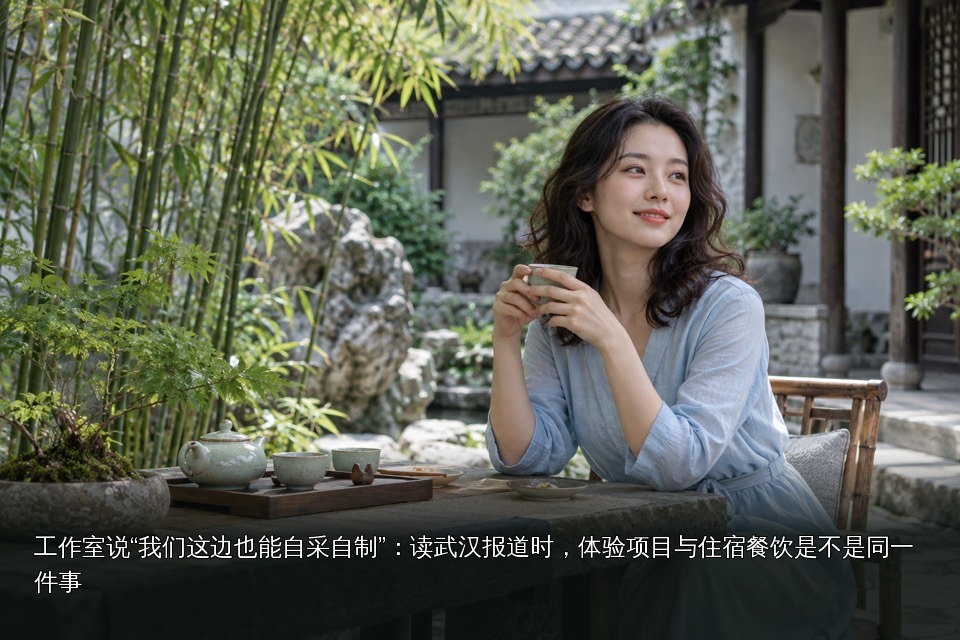 年轻女性品茶主题图｜通用·庭院品茗