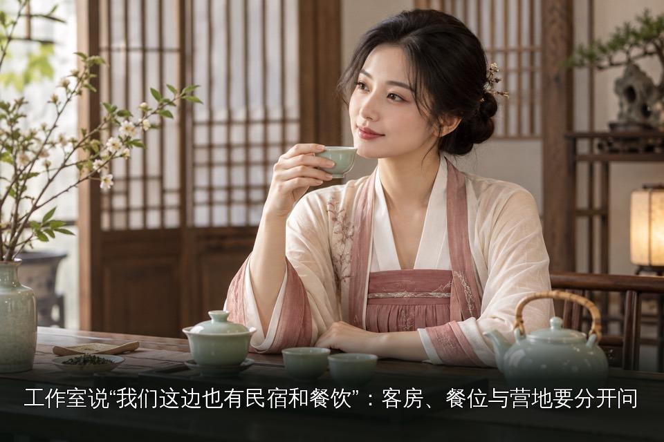 年轻女性品茶主题图｜通用·新中式茶席