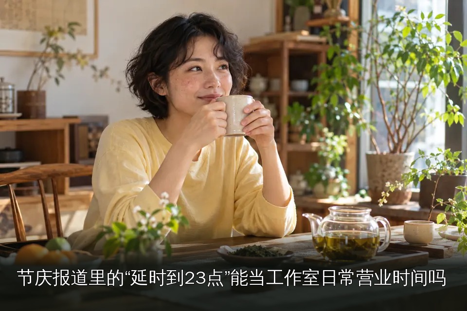 年轻女性品茶主题图｜晨间卷发茶饮
